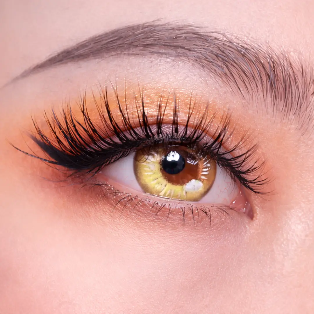 עדשות צבע לפורים Anime yellow