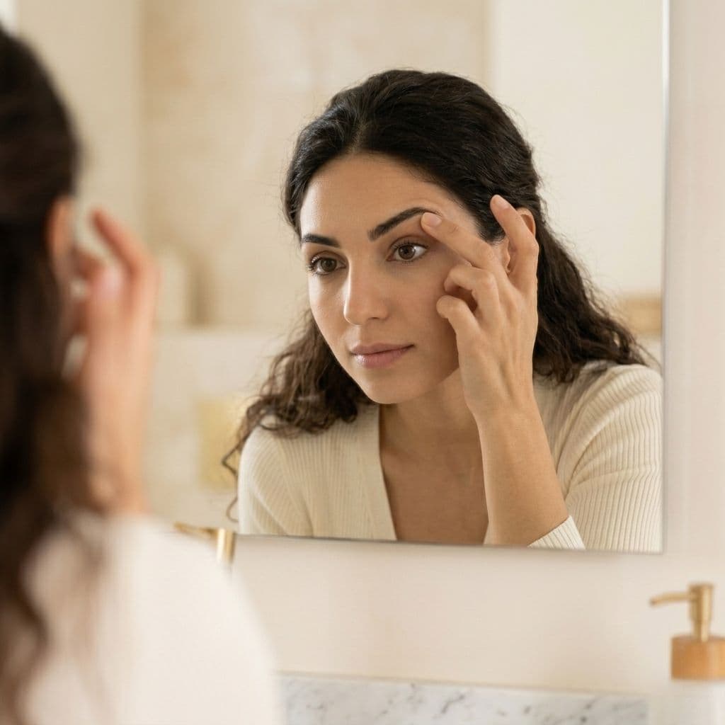 משכו בעדינות את העפעף העליון